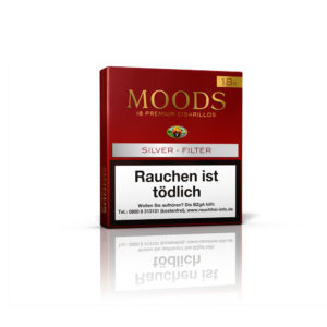 Dannemann Moods Silver Filter 18erDannemann Moods Silver Filter 18er