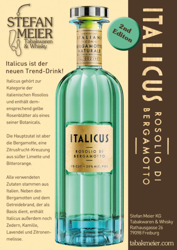 Rezept Italicus - Rosolio di Bergamottoa