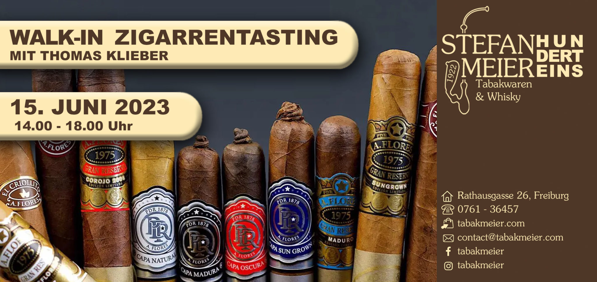 Zigarren Tasting am 15.06.2023