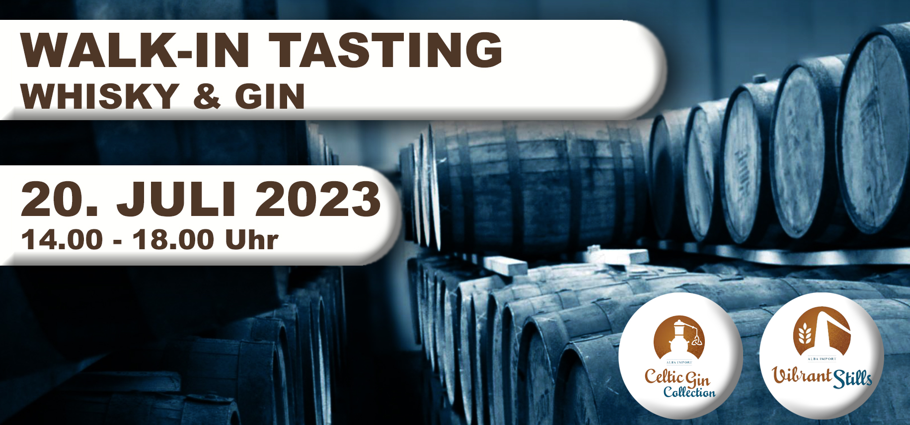 Walk-In Tasting: Whisky & Gin 20.07.2023