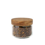 Tabaktopf Glas/Zebrano 100gr. (ab März 2021 wieder lieferbar)