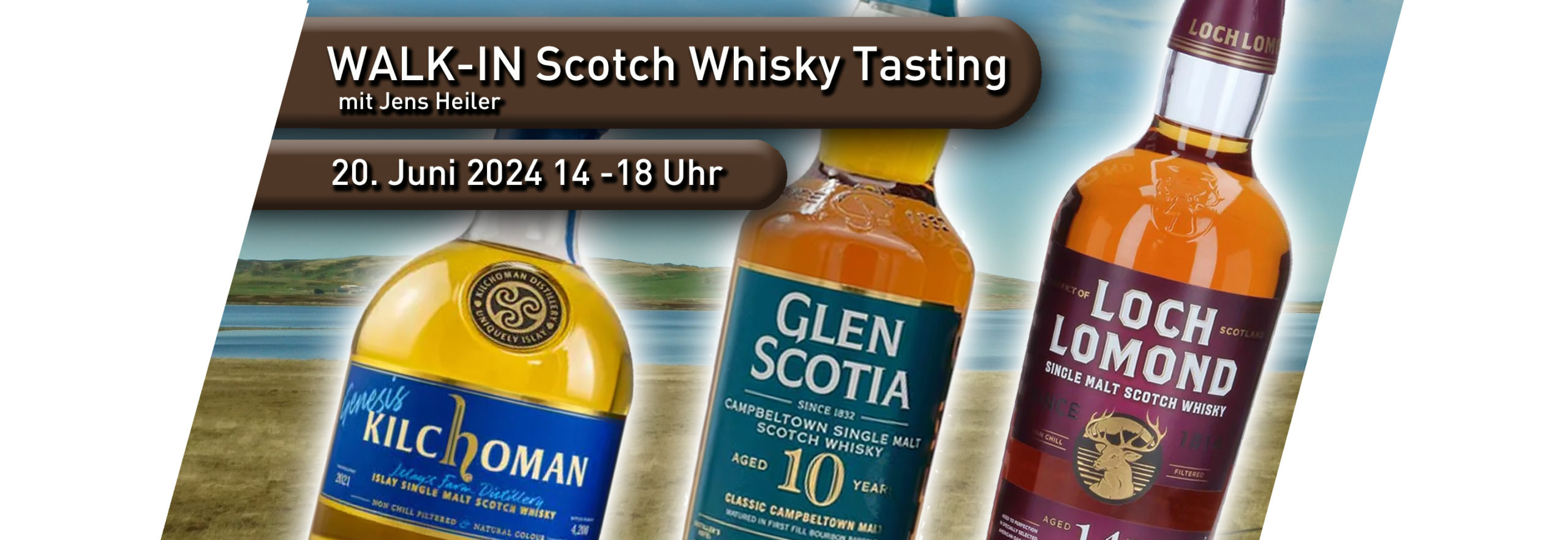 WALK-IN-TASTING: Scotch Whisky mit Jens Heiler am 20.06.2024