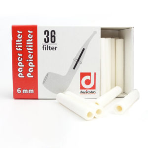 Denicotea Papierfilter 6mm 36 StückDenicotea Papierfilter 6mm 36 Stück