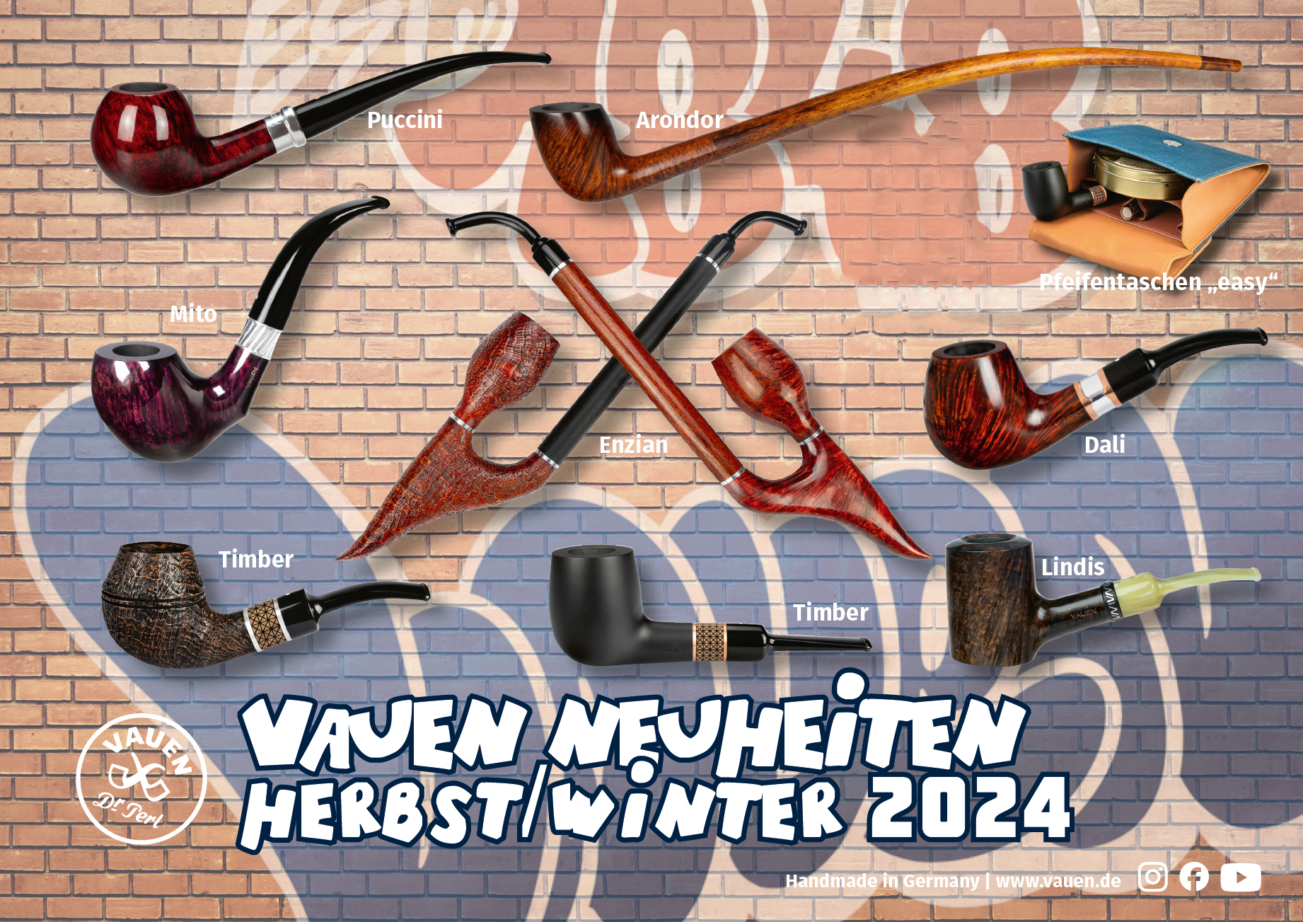 Abbildung der Vauen Pfeifen Neuheiten 2024